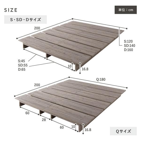 送料無料 シングルベッド フレーム 保証・コンセント付き すのこ ストーングレー