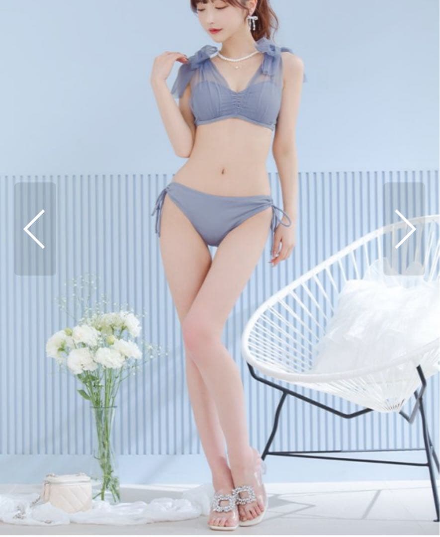 チュールリボンバストアップビキニ sugar