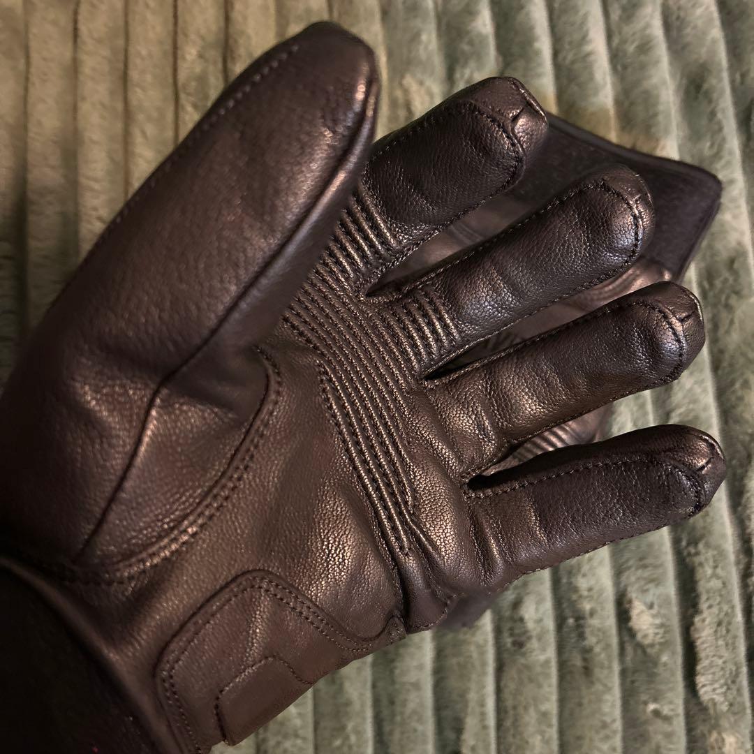 送料無料！美品ハーレーダビッドソン純正レザーグローブ　防水防寒　3M XL