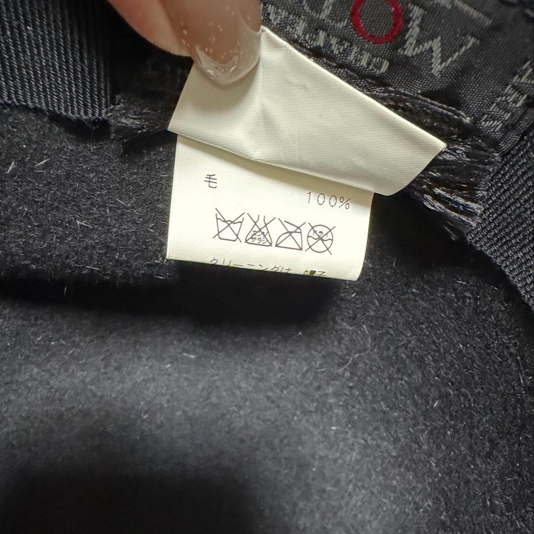 HERMÈS MOTSCH フェルトハット（中折れ／オープンクラウン 2WAY）