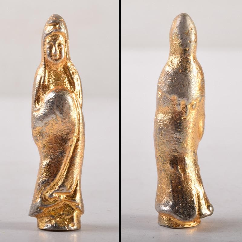 Bd-akioto　観音菩薩像　懐中仏　２体　観音開逗子付　V　7982