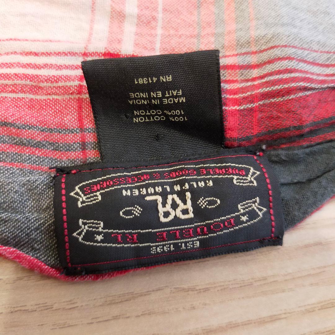 ダブルアールエル　RRL　ラルフローレン　ストール　ショール　春秋マフラー