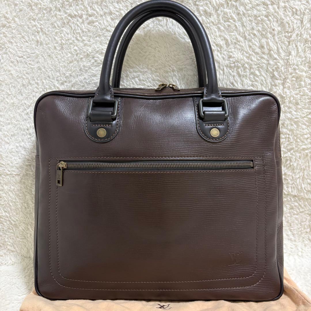 美品　ルイヴィトン　ユーロン　ユタ　ビジネスバッグ　トートバッグ　レザー　本革