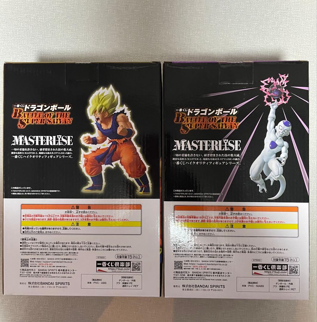 ネ*ル様 一番くじ　ドラゴンボール　B賞　孫悟空　 C賞　フリーザ