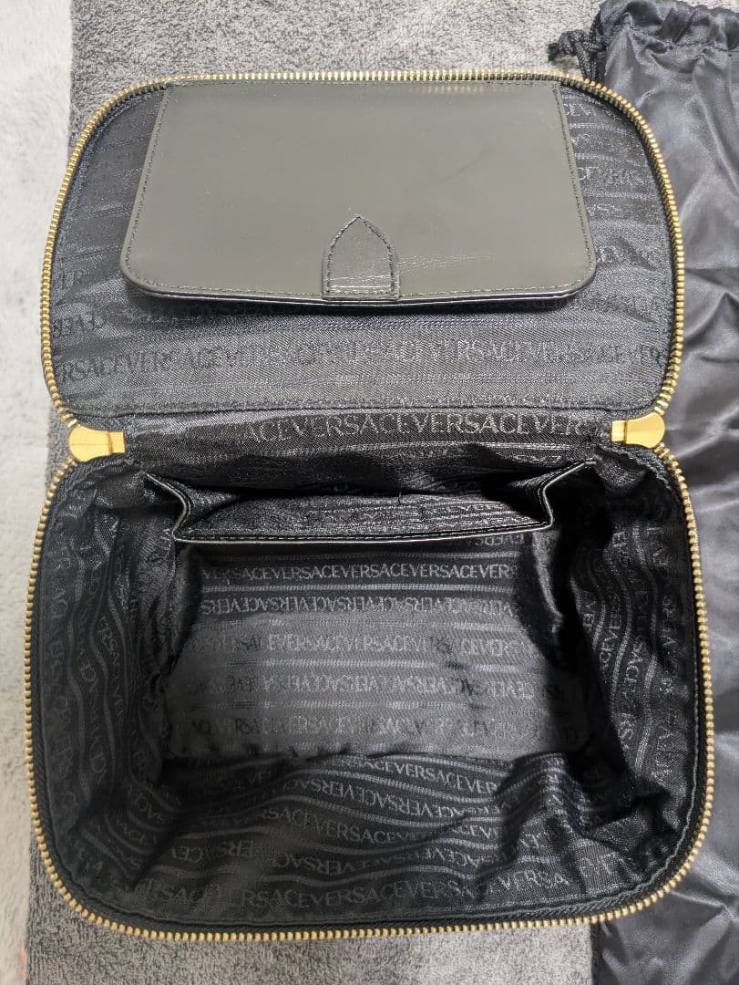 ヴェルサーチ VERSACE ハンドバッグ レザー バニティ