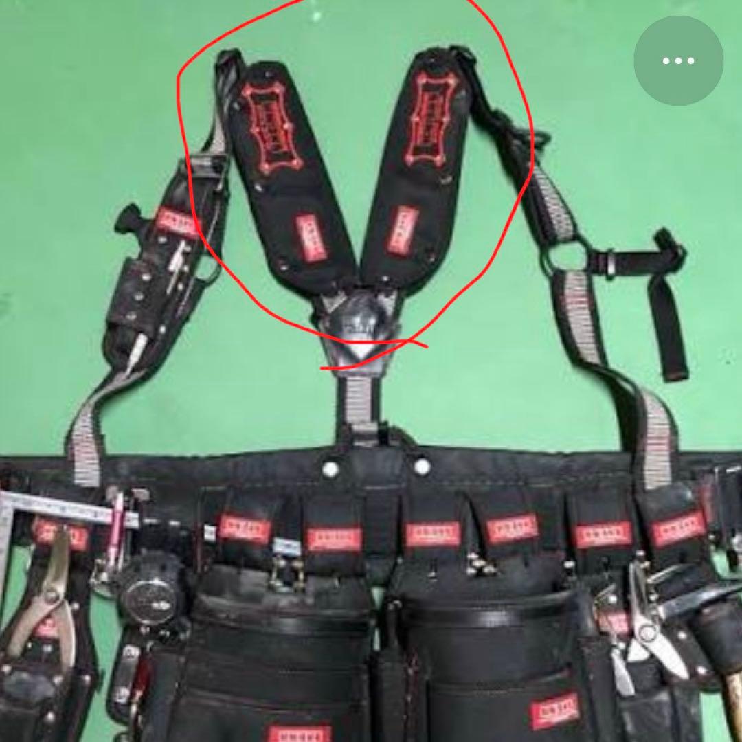 ニックス　ヌメ革後付ショルダーパットセット(ズレ防止タイプ)