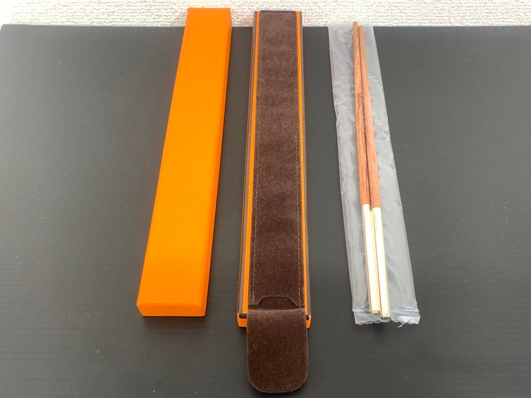 HERMES セリエ 箸 箸袋・箱付 チョップスティック カトラリー Hロゴ