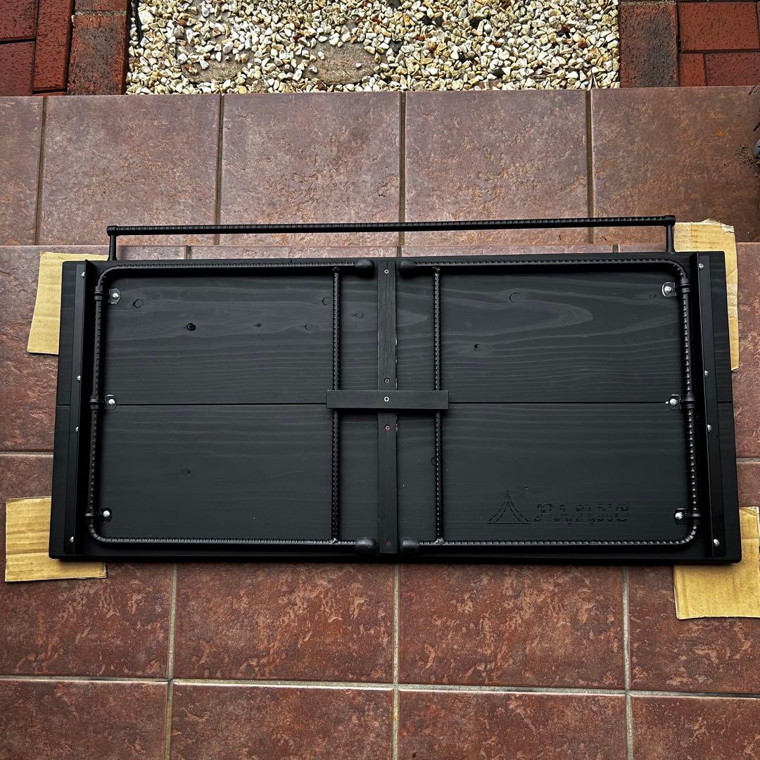 No.563 アイアンローテーブル オルテガテーブル　ネイティブ柄