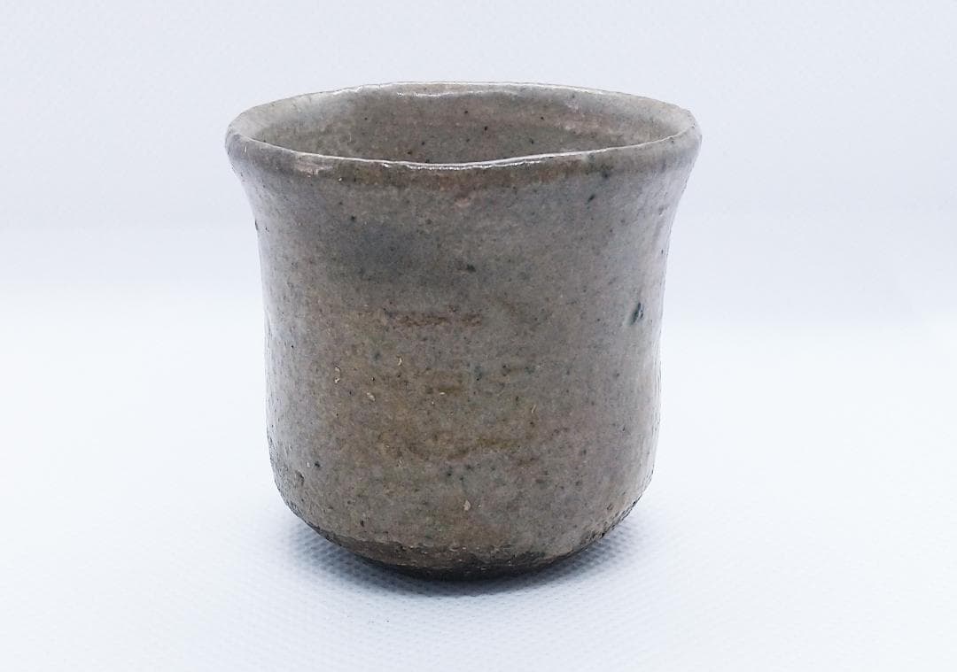 器楽屋　古唐津 無地唐津筒盃（江戸初期～桃山時代）　本物保証　酒器