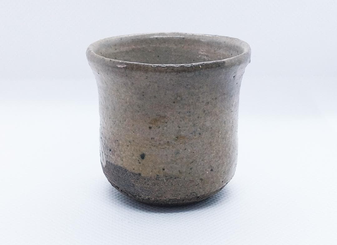 器楽屋　古唐津 無地唐津筒盃（江戸初期～桃山時代）　本物保証　酒器