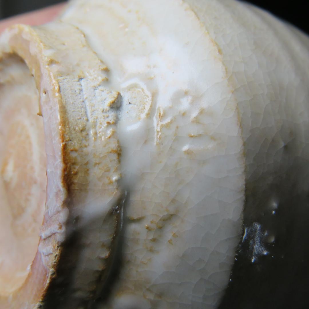 萩湯呑 坂田慶造 木箱 共箱 湯飲み 茶器 ビアカップ 在銘 作家物