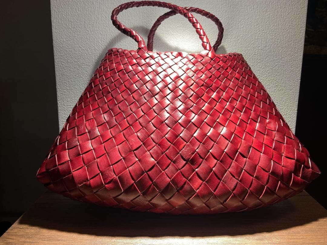 新品 レザーかごバッグ(台形) 8893_SANTA .CROCE SMALL