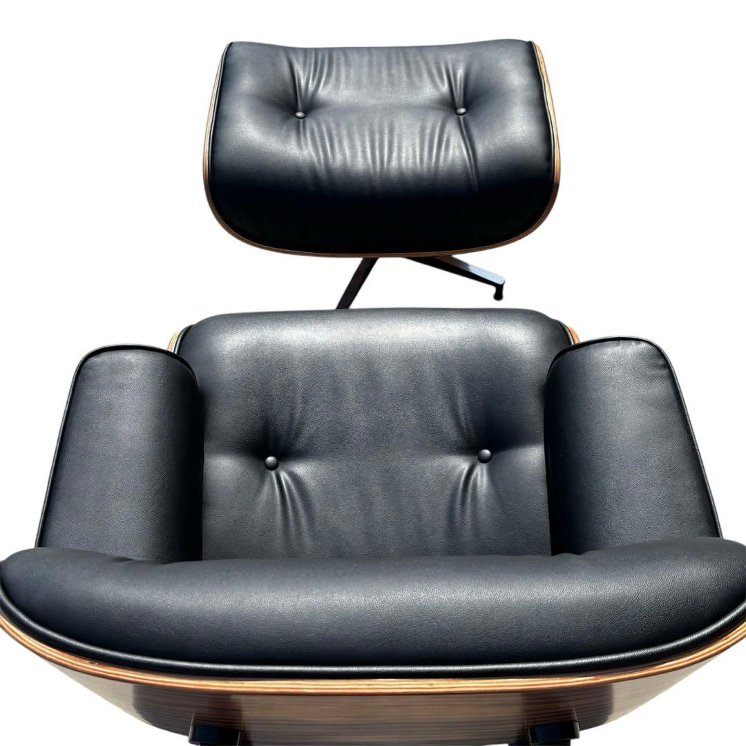 【美品✨】イームズ リプロダクト ラウンジチェア アームチェア　オットマン別売り