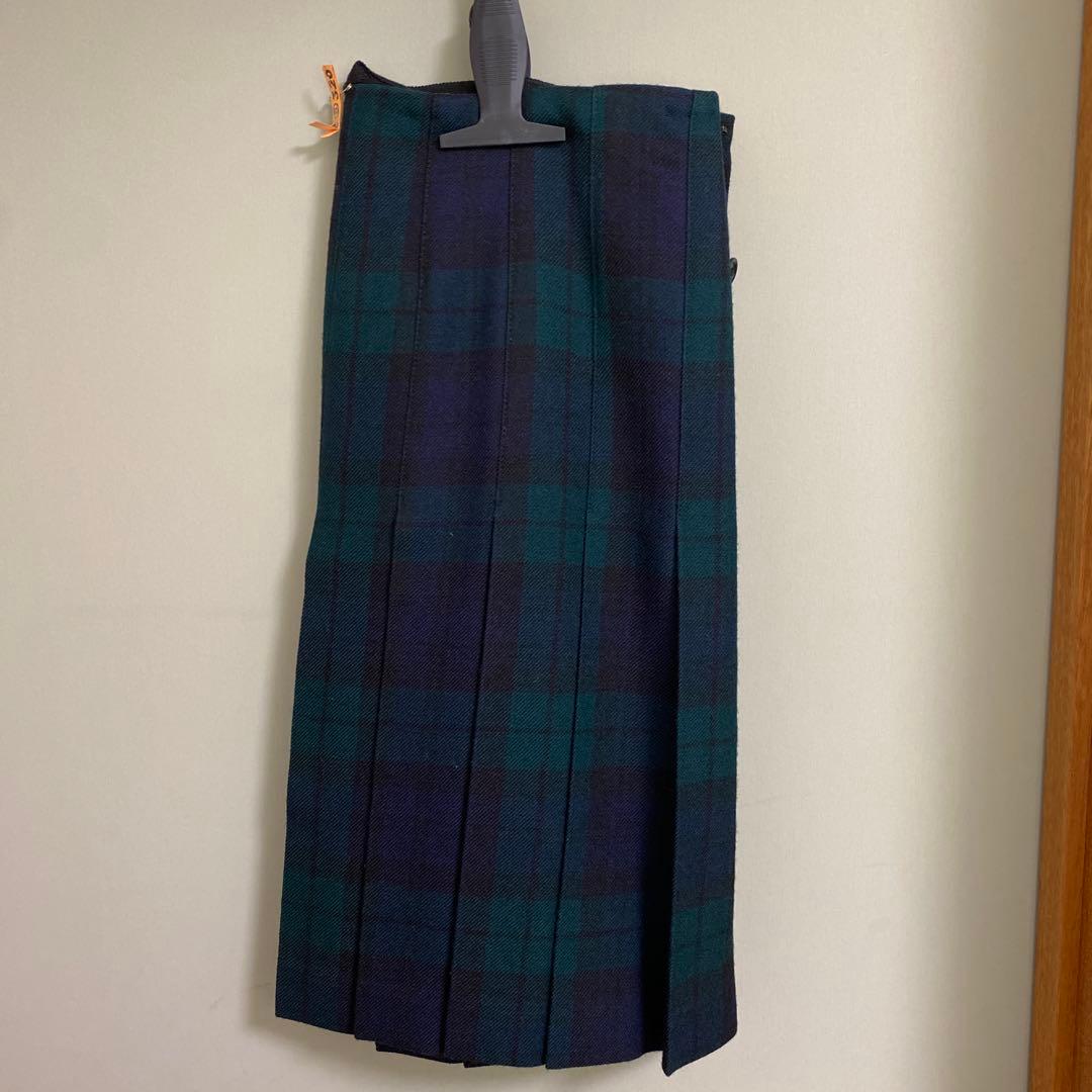 ラルフローレン ネイビー ブレザー160とチェック柄スカート7号セット