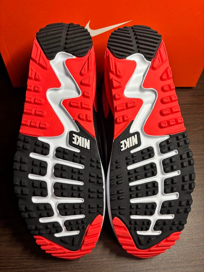 ナイキ エアマックス 90 ゴルフ インフラレッド　ほぼ未使用size25.5㎝