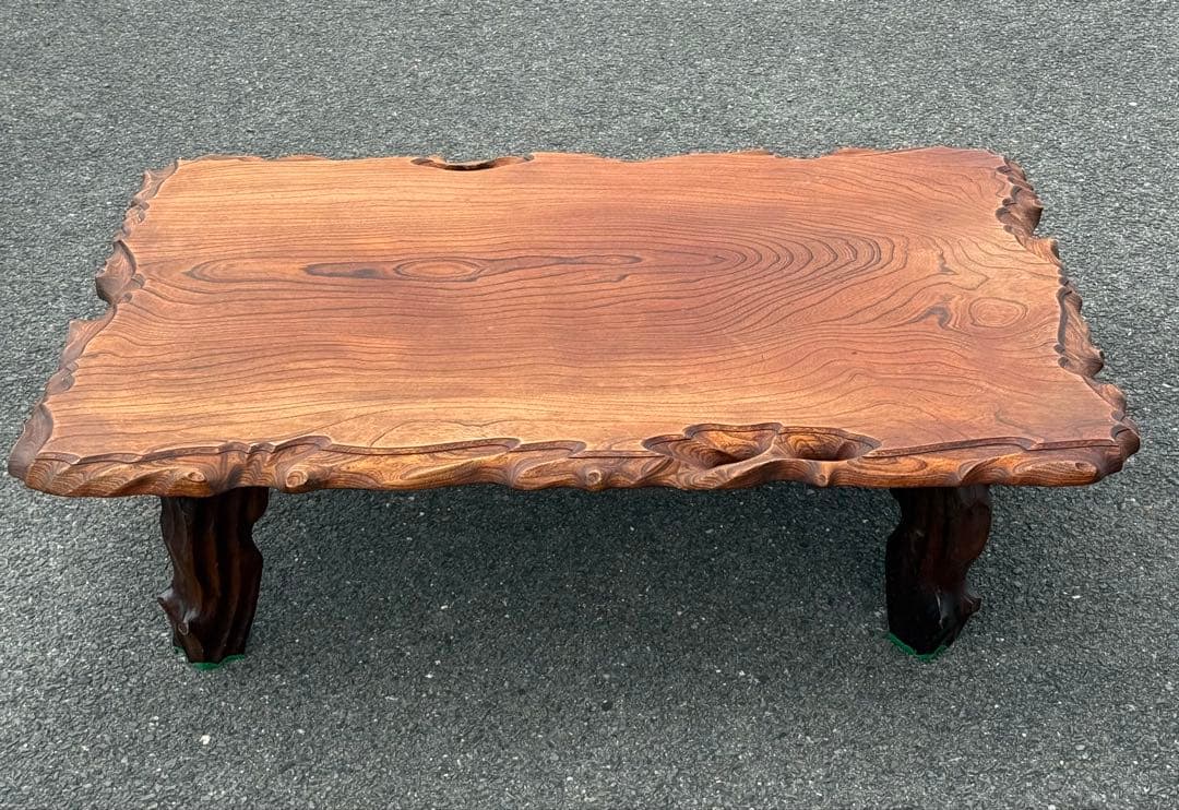 送料込み♪ 高級 木製 ローテブル 座卓 ナチュラル