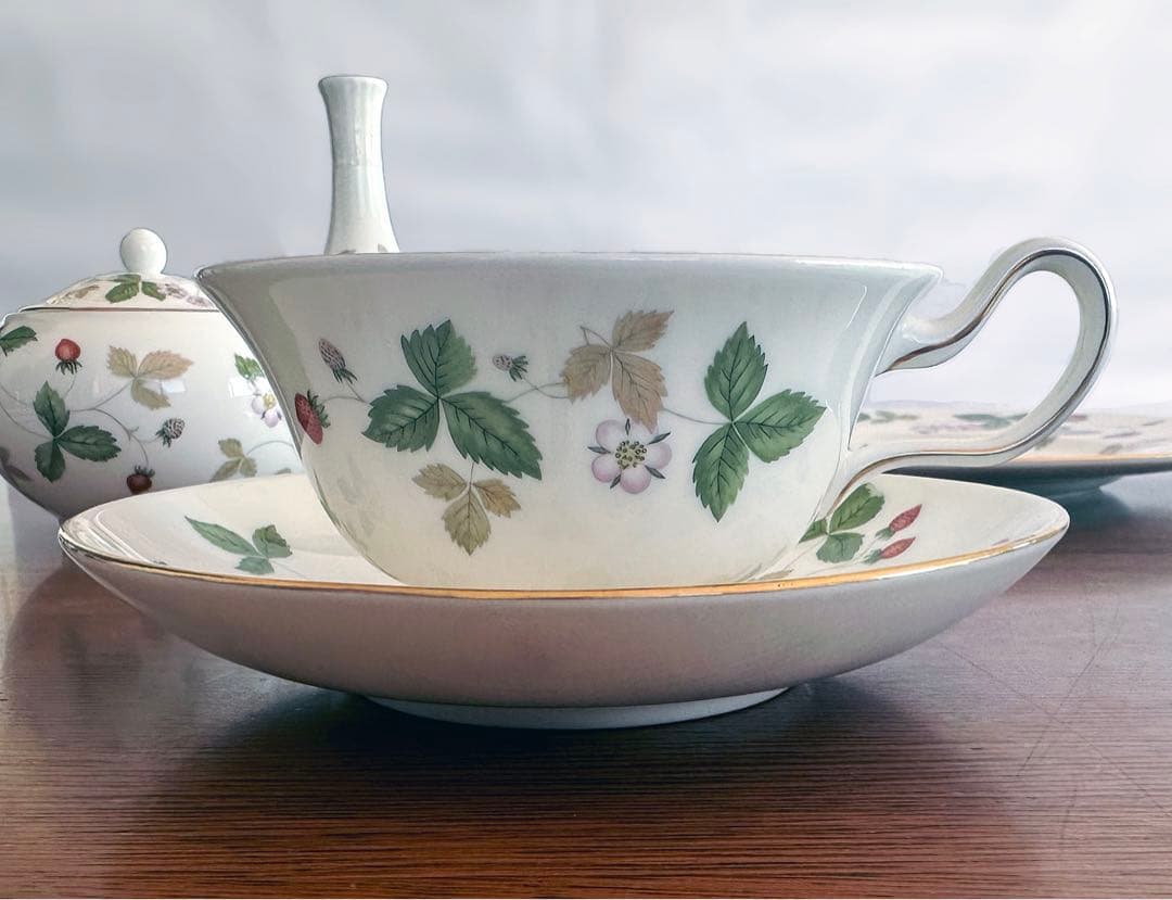 【希少・超美品】 ウェッジウッド ワイルドストロベリー　洋食器