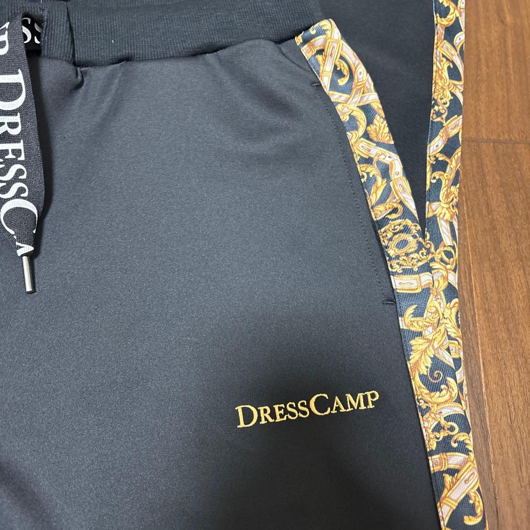 DRESSCAMPドレスキャンプのブラックジャージセットアップ