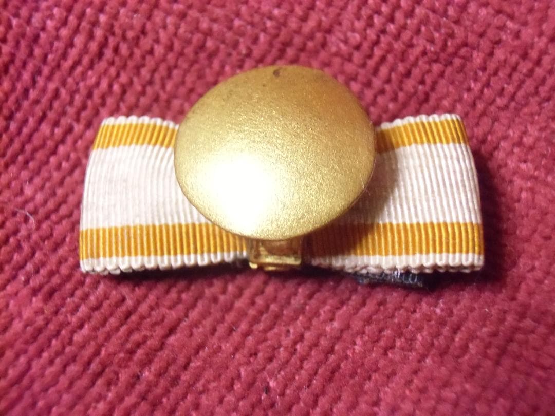 Ｗ帝政ドイツ軍/バイエルン王国＊３連ボタン穴用＊略綬（実物）