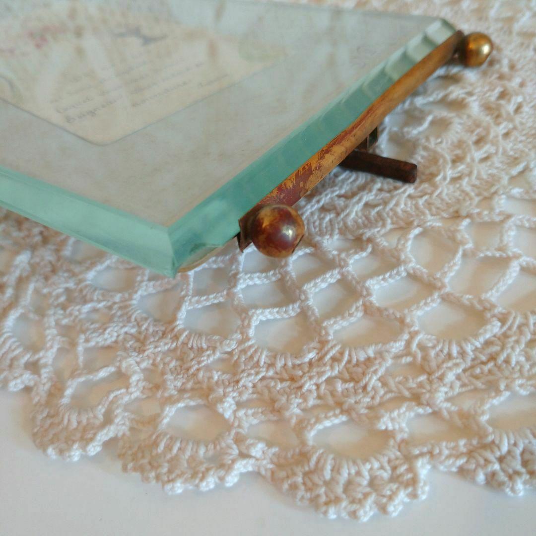 お値下げ！フランス　アンティーク　フォトフレーム　フラワーカード付き