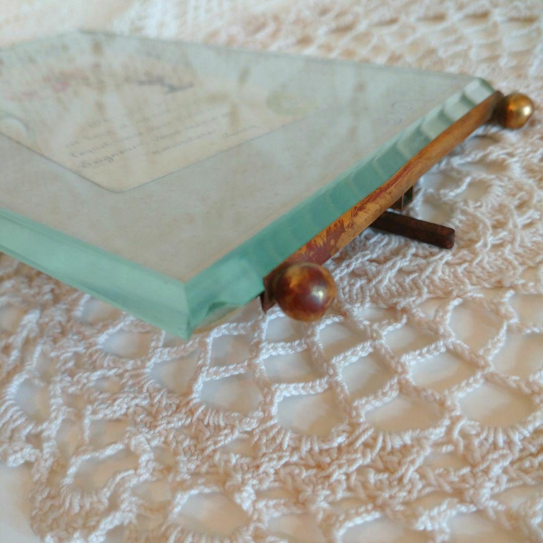 お値下げ！フランス　アンティーク　フォトフレーム　フラワーカード付き