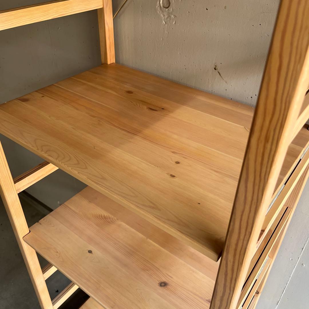 m★無印 パイン材ユニットシェルフ・５８ｃｍ幅・大