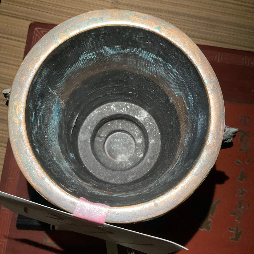 花器 蝋型 青銅製 置物　飾り物　名入り