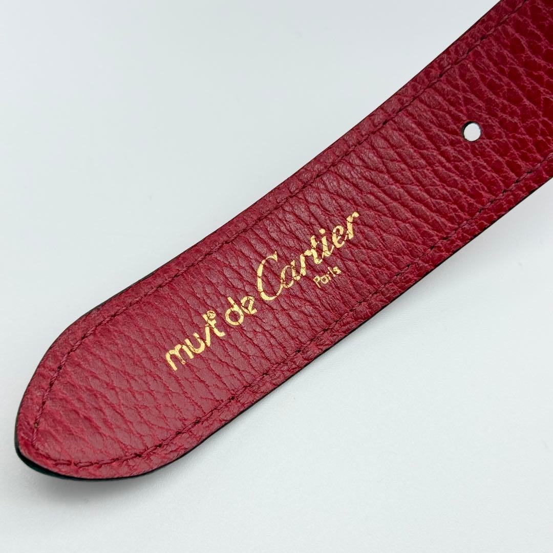 ✨美品✨カルティエ マストライン サントス レザー ベルト レディース 純正革
