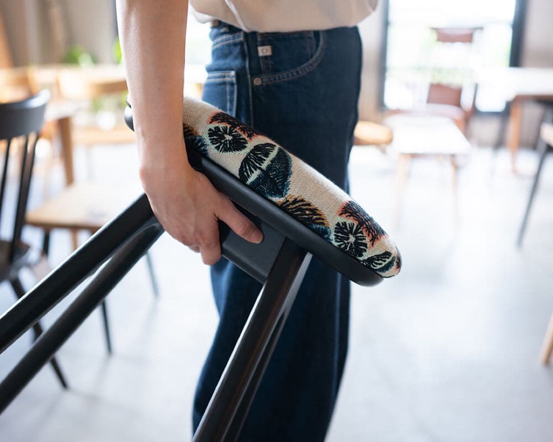 キッチンスツールBR H530 ミナペルホネン　 tanpopo khaki