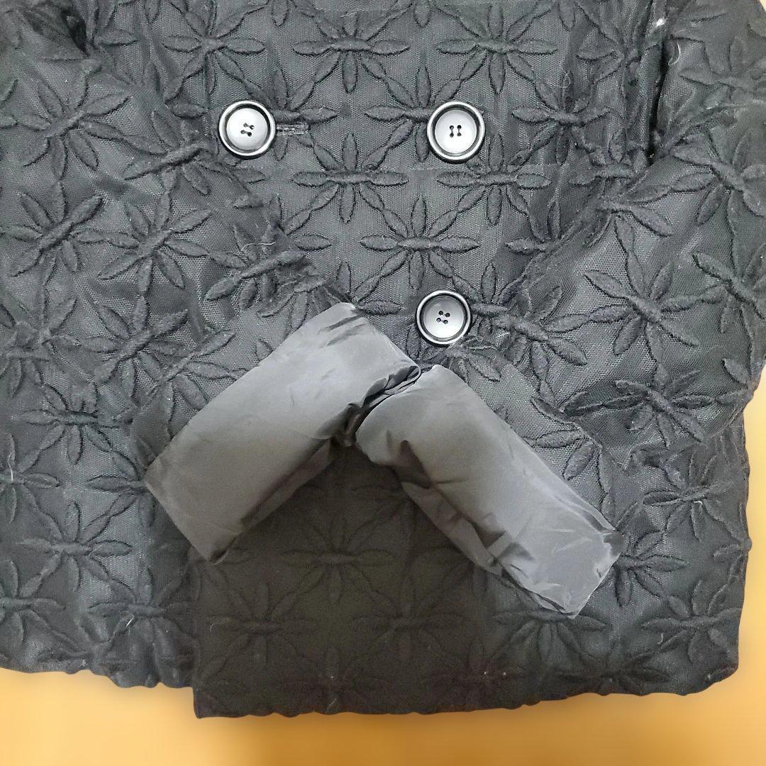 COMME des GARCONS 刺繍ダウンジャケット 黒