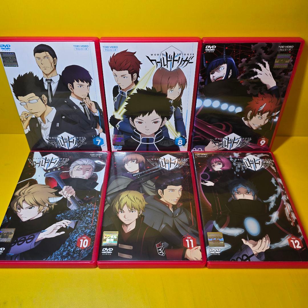 ※あまつき様　6枚ケースに入れ替え　ワールドトリガー DVD 1期 全24巻