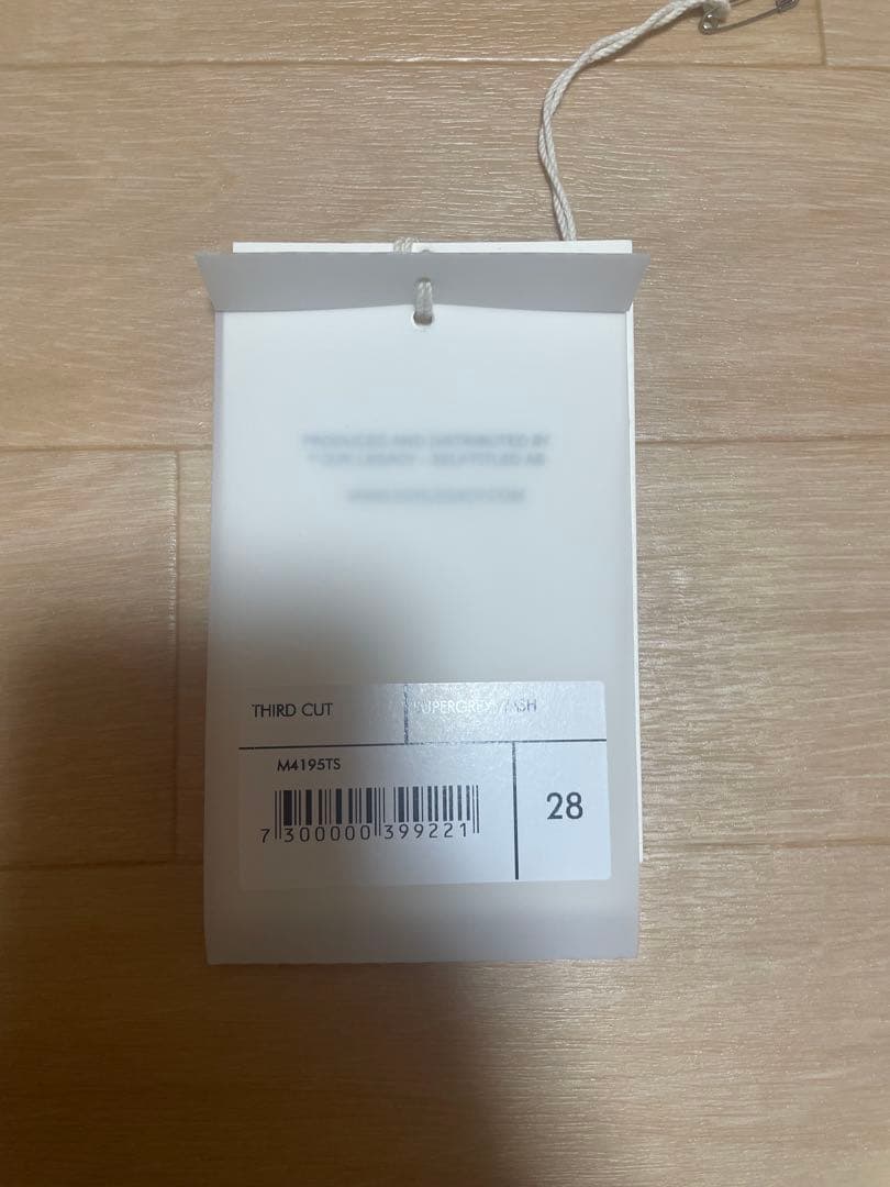 パンツ OUR LEGACY THIRD CUT SUPERGREY WASH 28