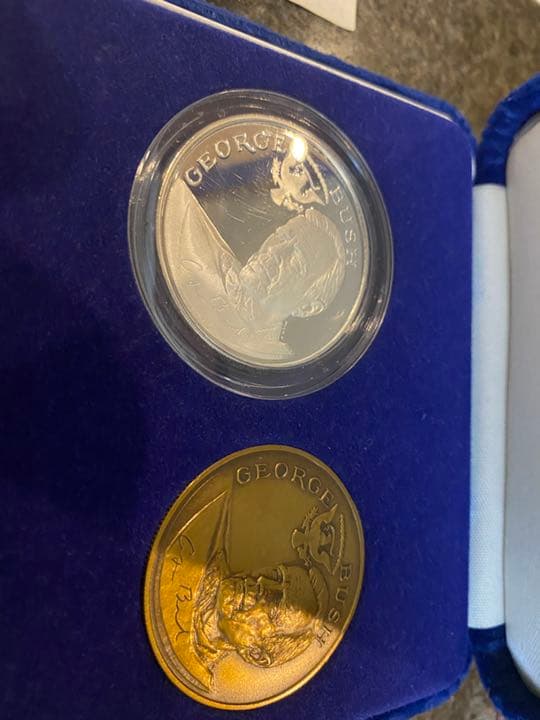 1989年　PRESIDENTIAL INAUGURAL 2枚メダルセット