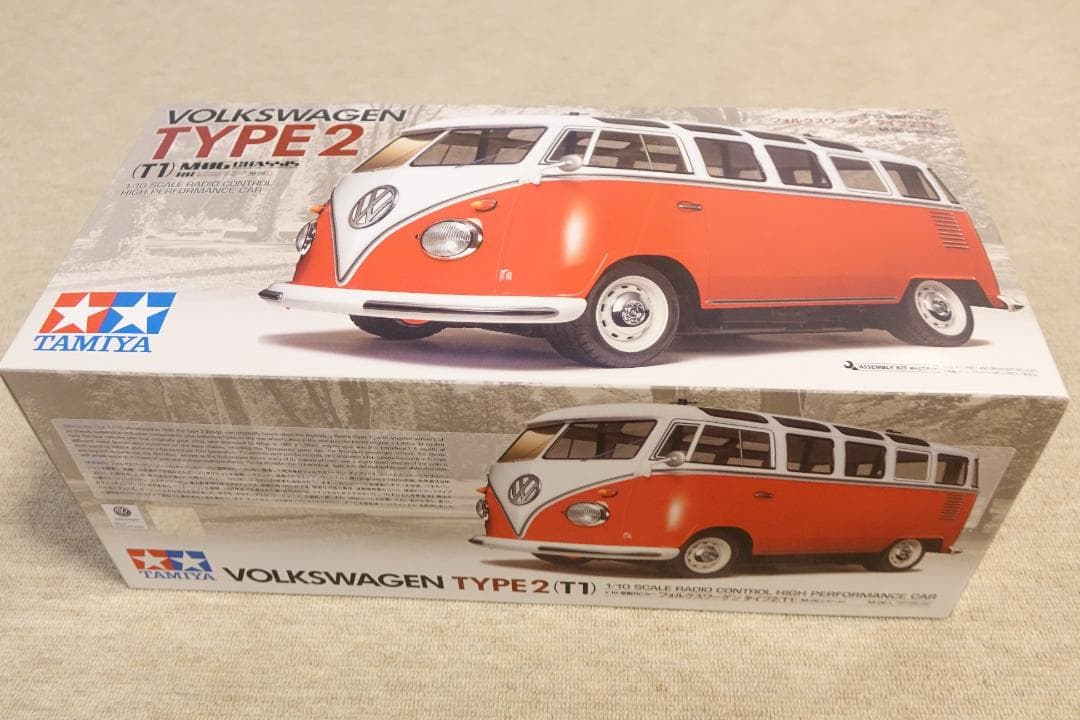 タミヤ 空冷VW フォルクスワーゲンタイプ２ ワーゲンバス M-06シャーシ