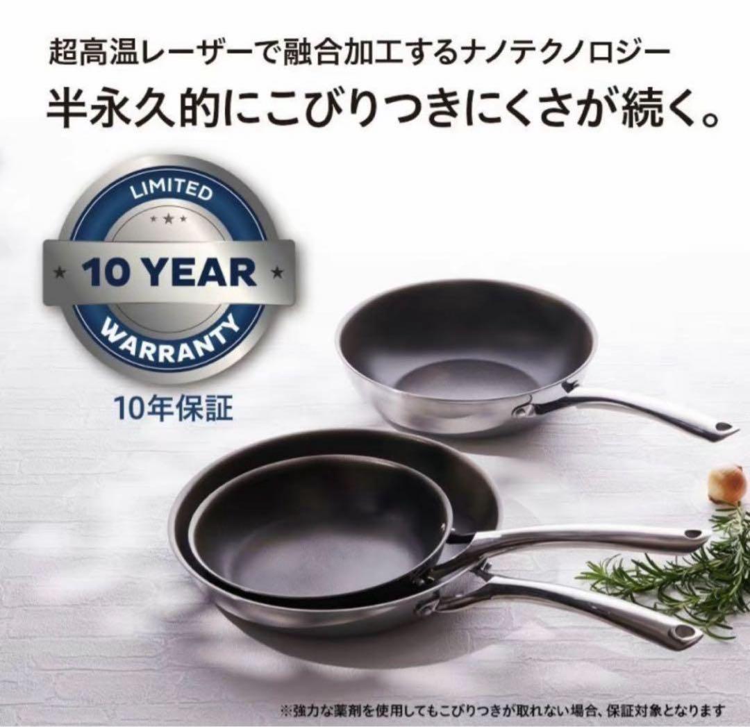 コレール フライパン 3点セット 20cm 24cm 深型 ガラス蓋 まとめ売り