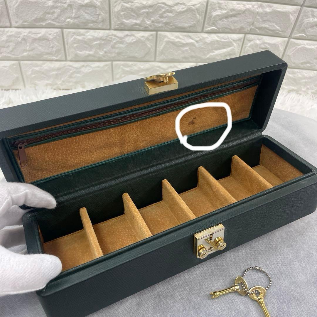 BALLY/バリー、腕時計ケース、ジュエリーケース、小物入れ、本革、鍵付き