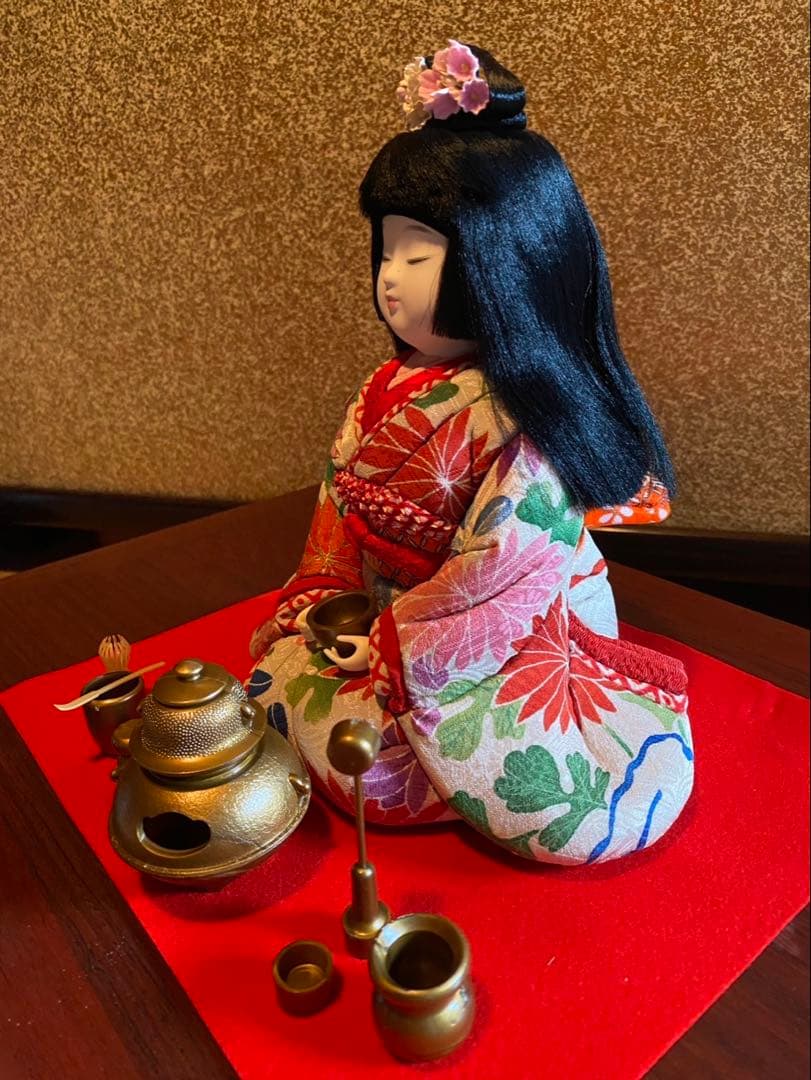 真多呂人形 木目込人形キット「お茶席遊び」 伝統工芸 茶道