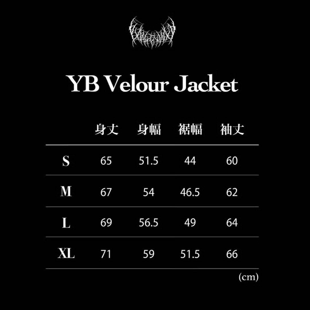 即発送 YB Velour Jacket White ベロア ホワイト Sサイズ