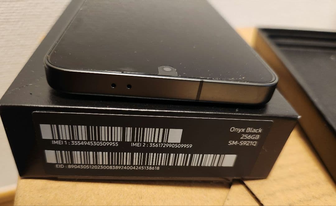 国内版SIMフリー Galaxy S24 256GB ブラック SM-S921Q