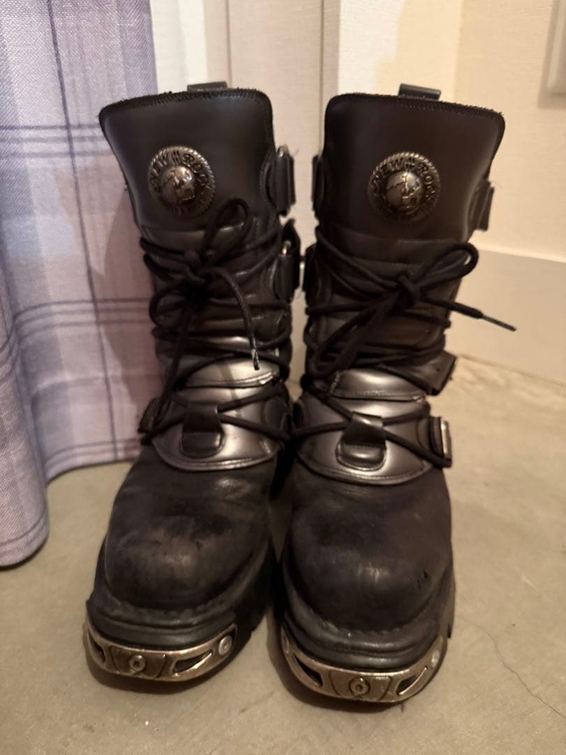 NEWROCK ニューロック ブーツ EU40 25cm 厚底 ブラック