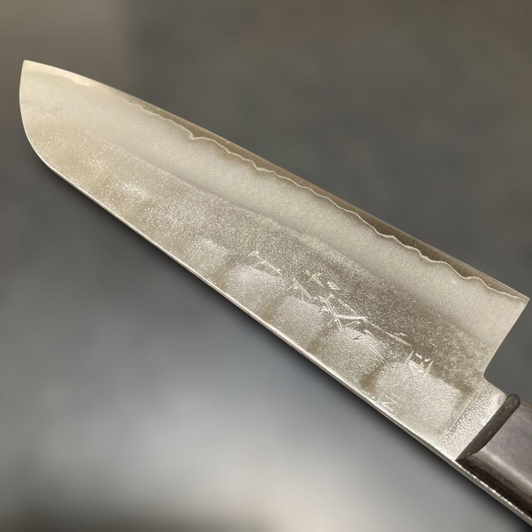 三徳包丁 切れ味抜群　木製ハンドル　新品未使用　ビンテージ　自宅長期保管　美品