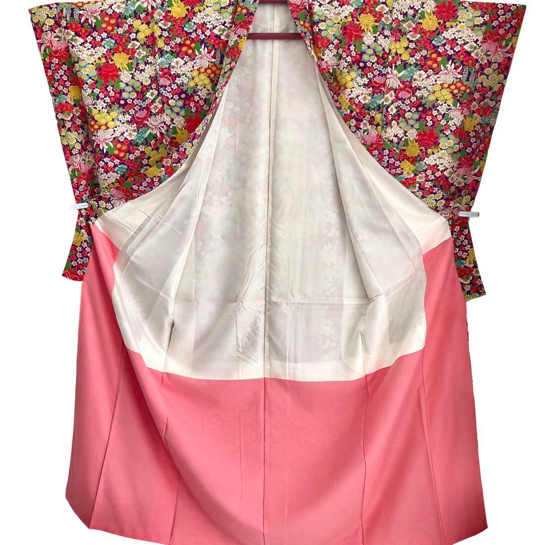 ★ ねむです★ アンティーク着物　ジュニア　大人　NO33