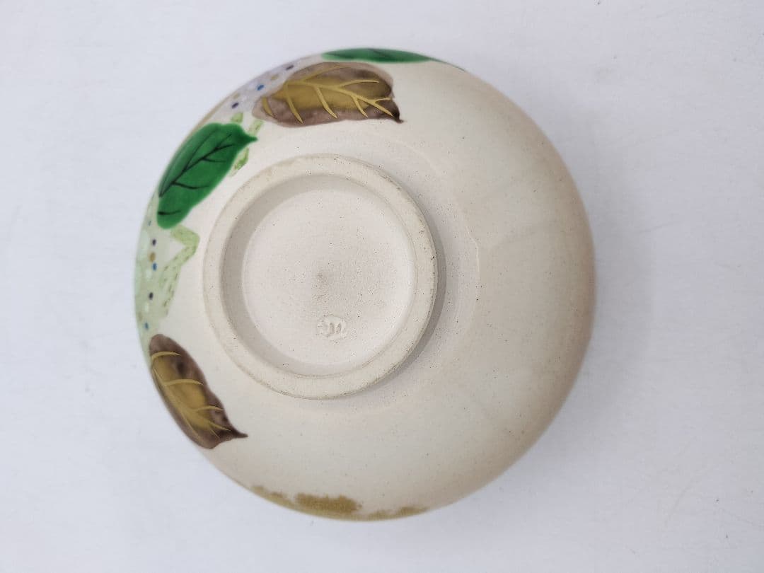 c844 茶碗 紫陽花 陽炎園 木箱 茶道具 古物