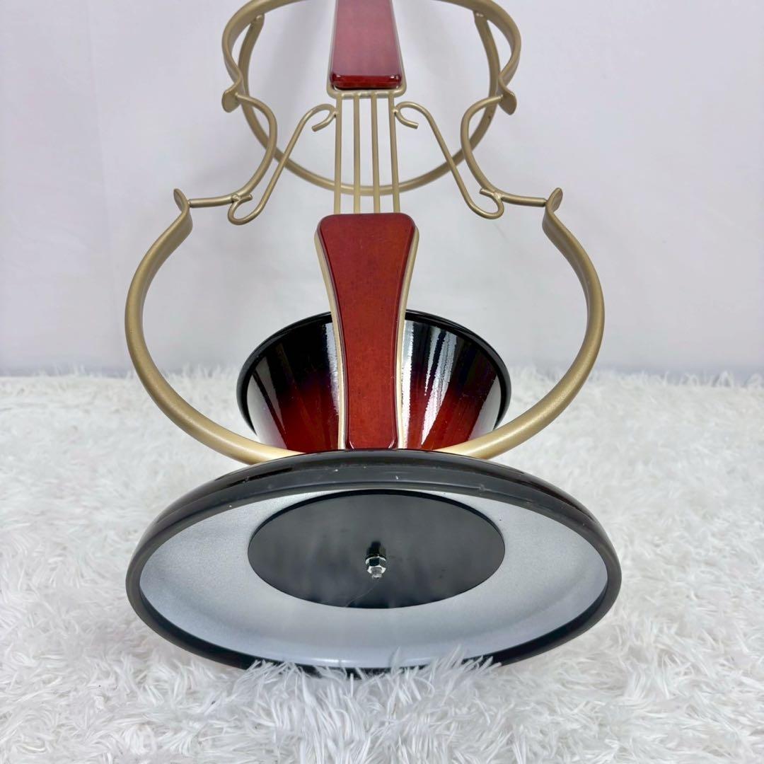 【美品】傘立て バイオリン ヴァイオリン レインラック 玄関収納 楽器調家具
