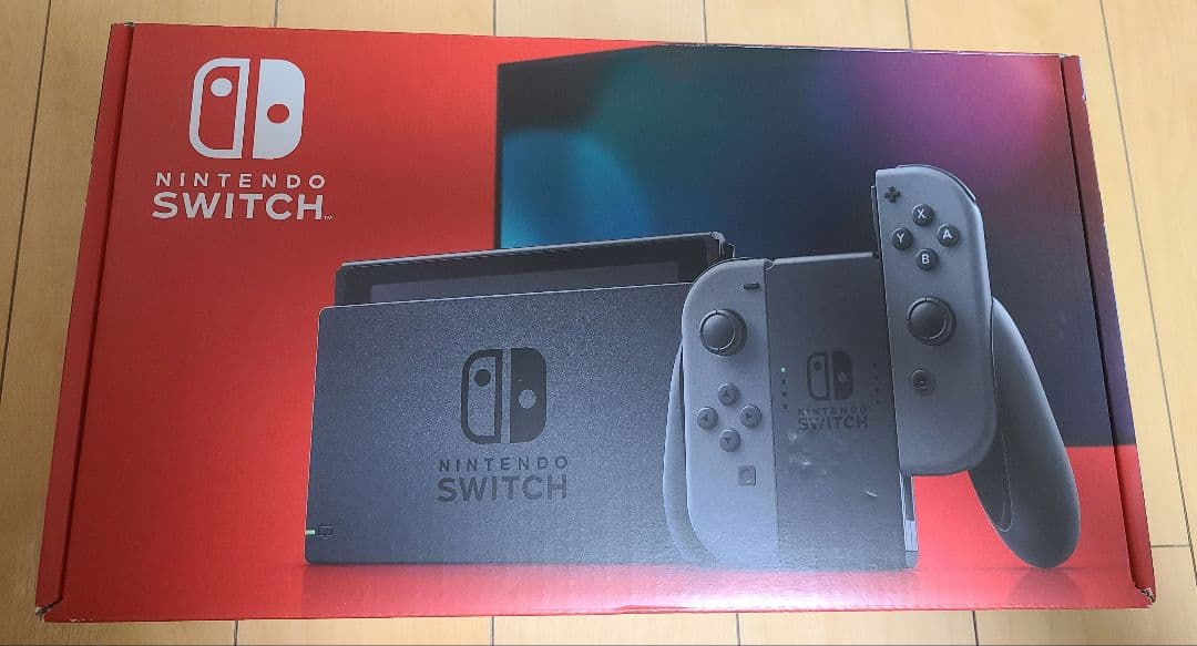 ニンテンドースイッチ本体 ブラック セット(箱、キャリングケース、SDカード付)