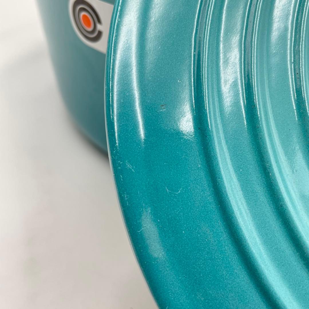 ル・クルーゼ　ココット・ロンド 22cm カリビアンブルー