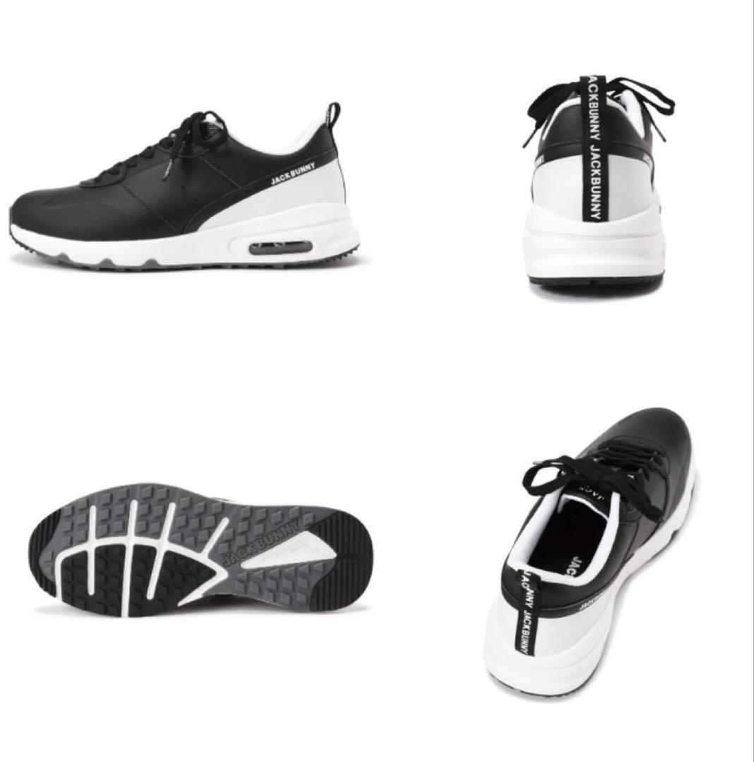 新品 パーリーゲイツ ジャックバニー AIR SOLEシューズ 黒 26.5