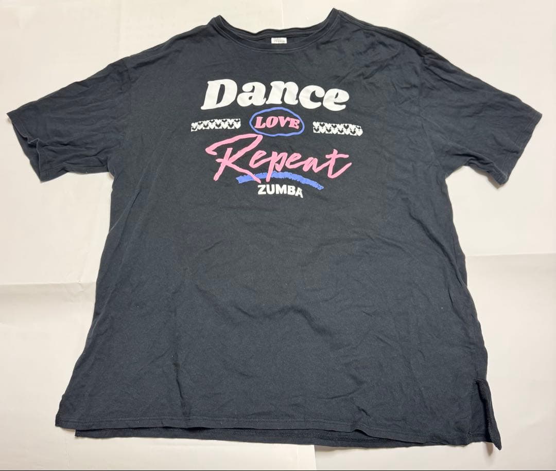 【正規品】ZUMBA バレンタイン パンツ Tシャツ　バンダナ★ピンク色USED