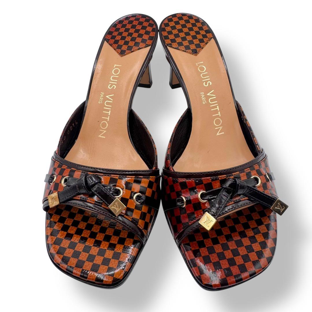 LOUIS VUITTON ルイヴィトン ダミエ ミュール 36 ヒール