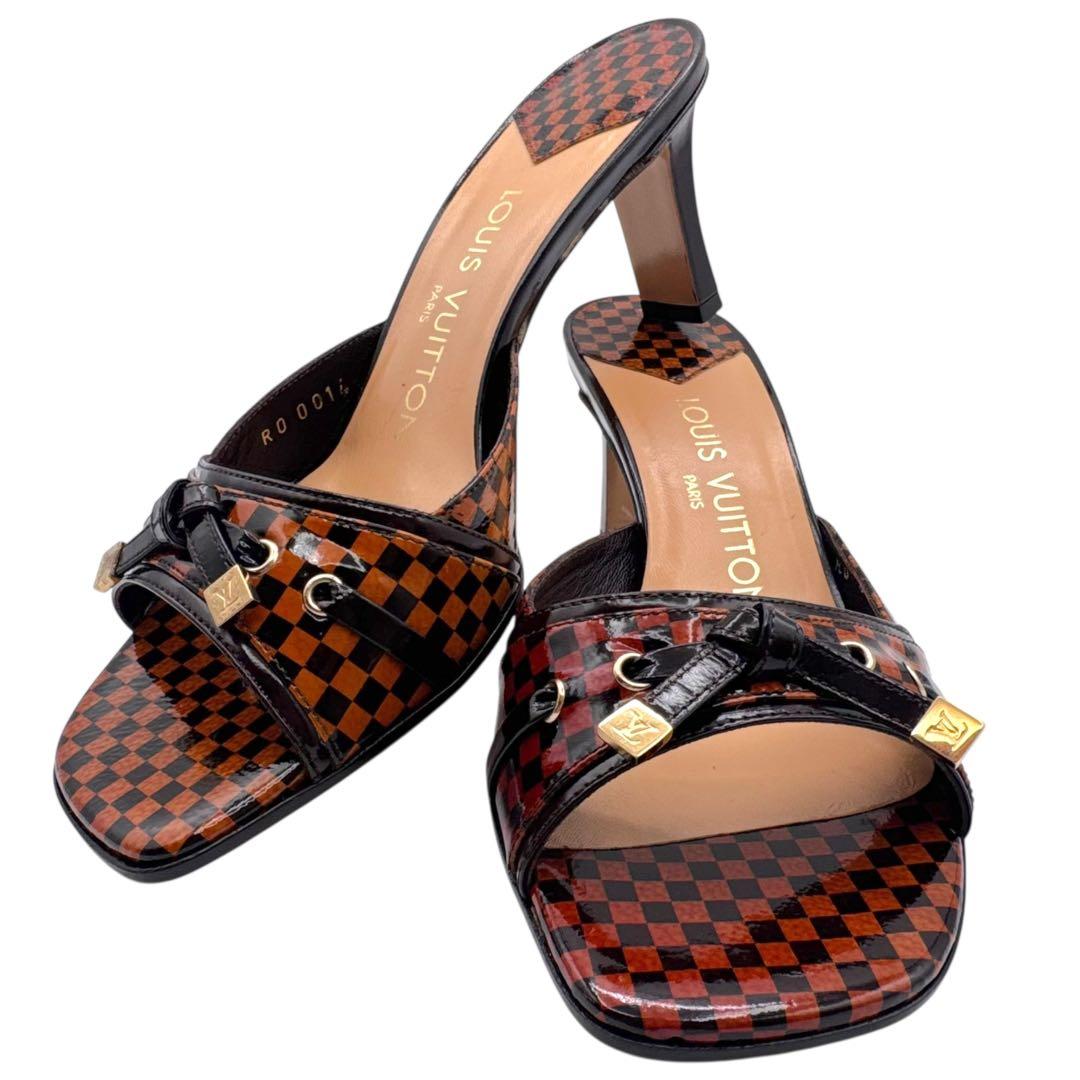 LOUIS VUITTON ルイヴィトン ダミエ ミュール 36 ヒール